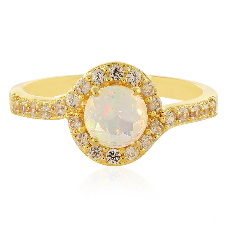 Welo-Opal-Silberring