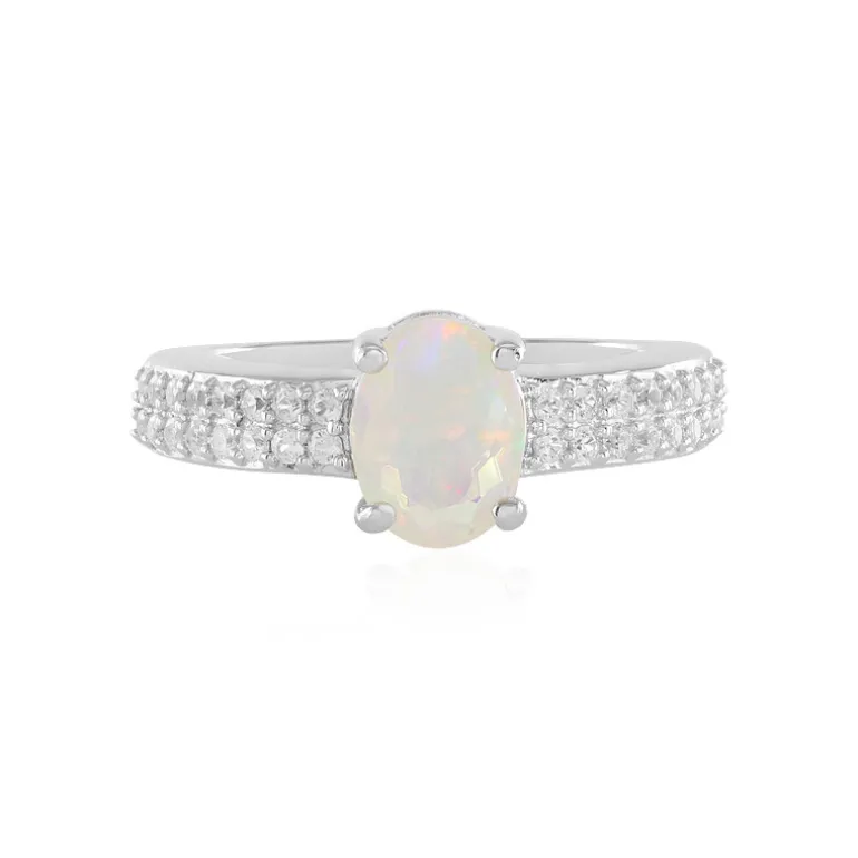 Welo-Opal-Silberring