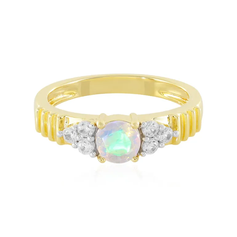 Welo-Opal-Silberring