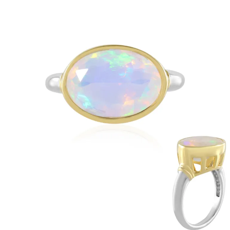 Welo-Opal-Silberring