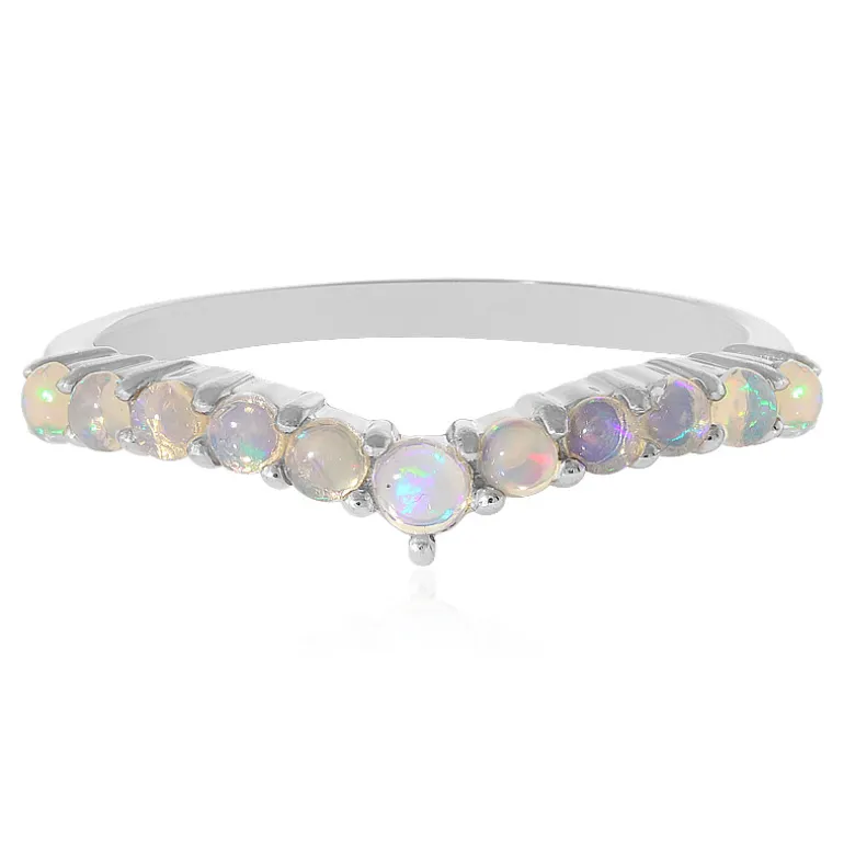 Welo-Opal-Silberring