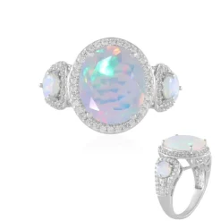 Welo-Opal-Silberring