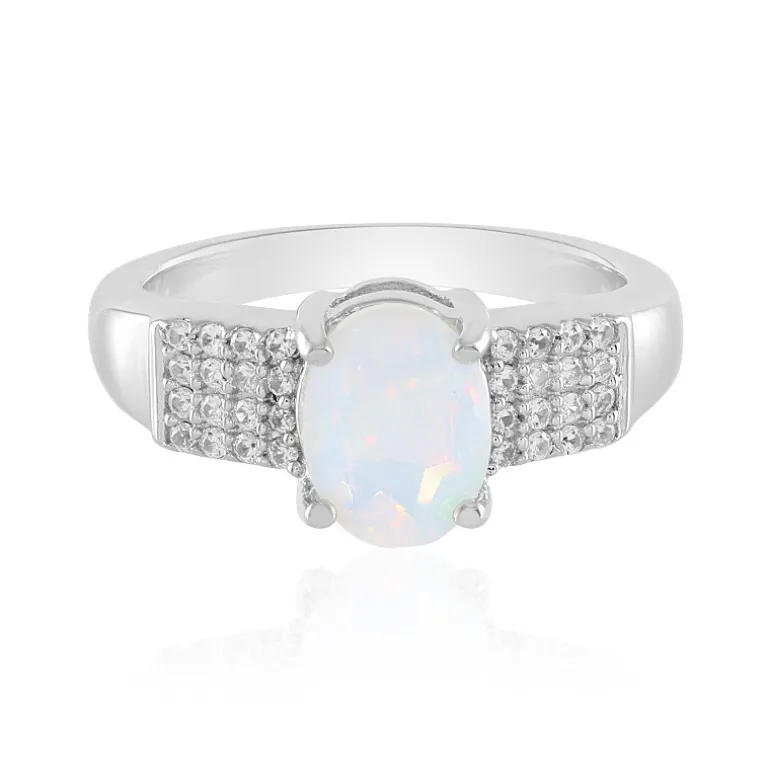 Welo-Opal-Silberring