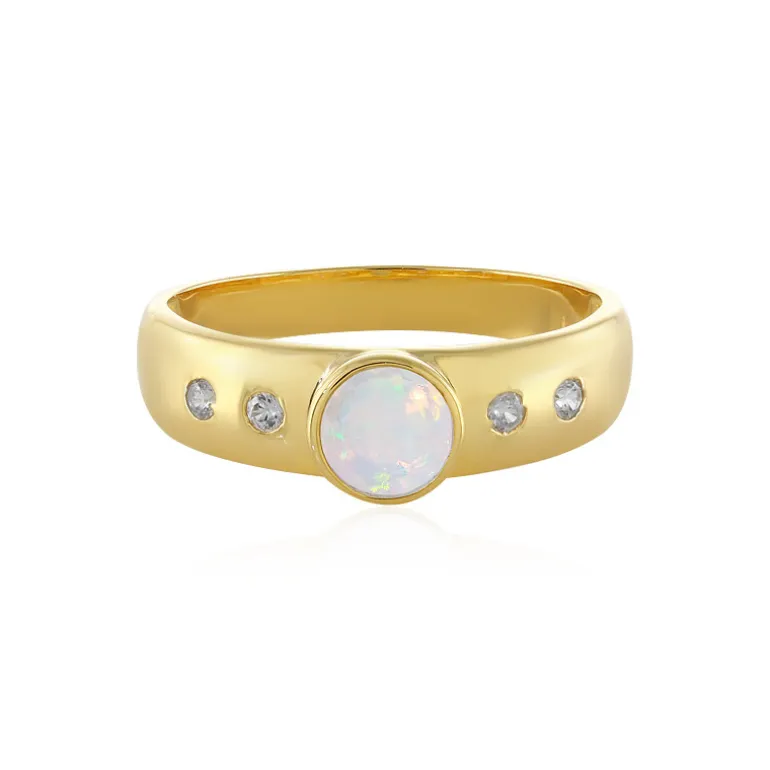Welo-Opal-Silberring
