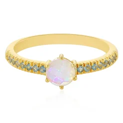 Welo-Opal-Silberring