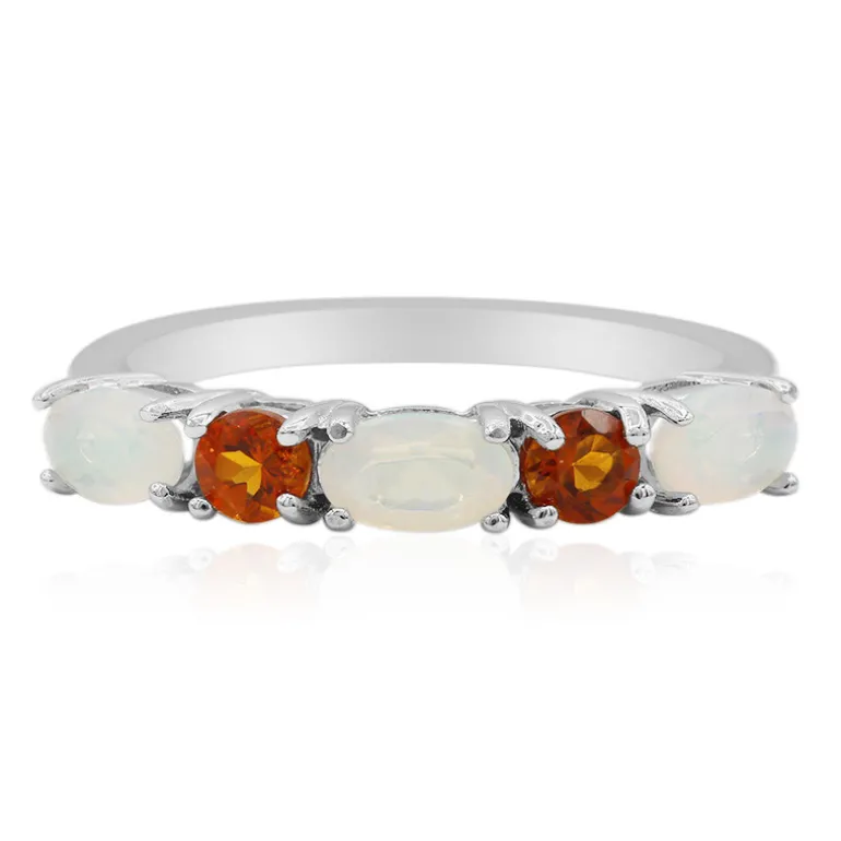 Welo-Opal-Silberring