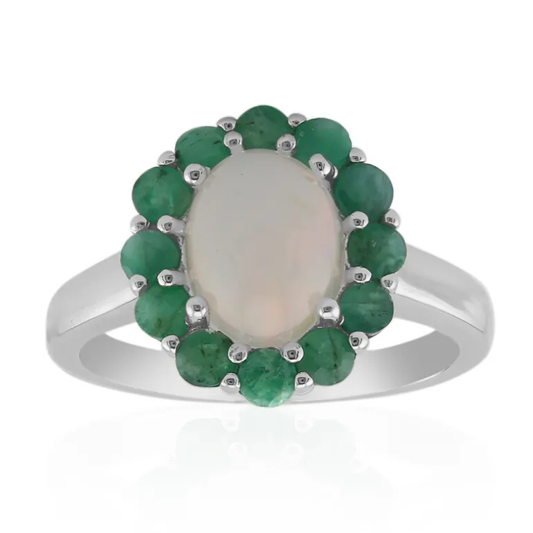 Welo-Opal-Silberring