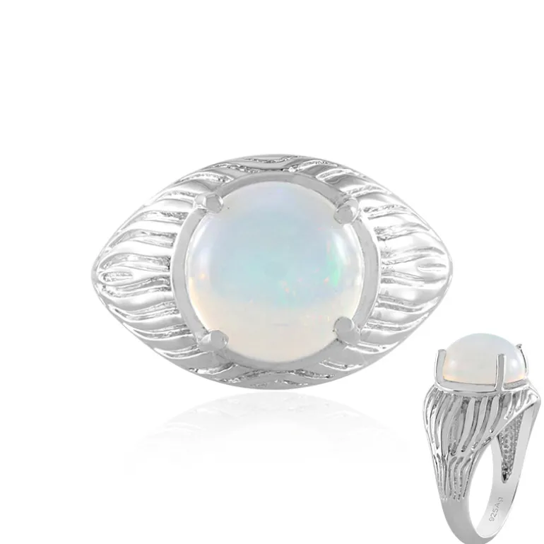 Welo-Opal-Silberring
