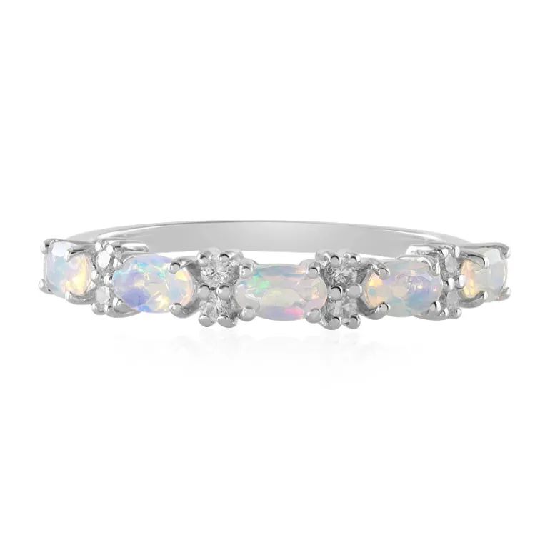 Welo-Opal-Silberring