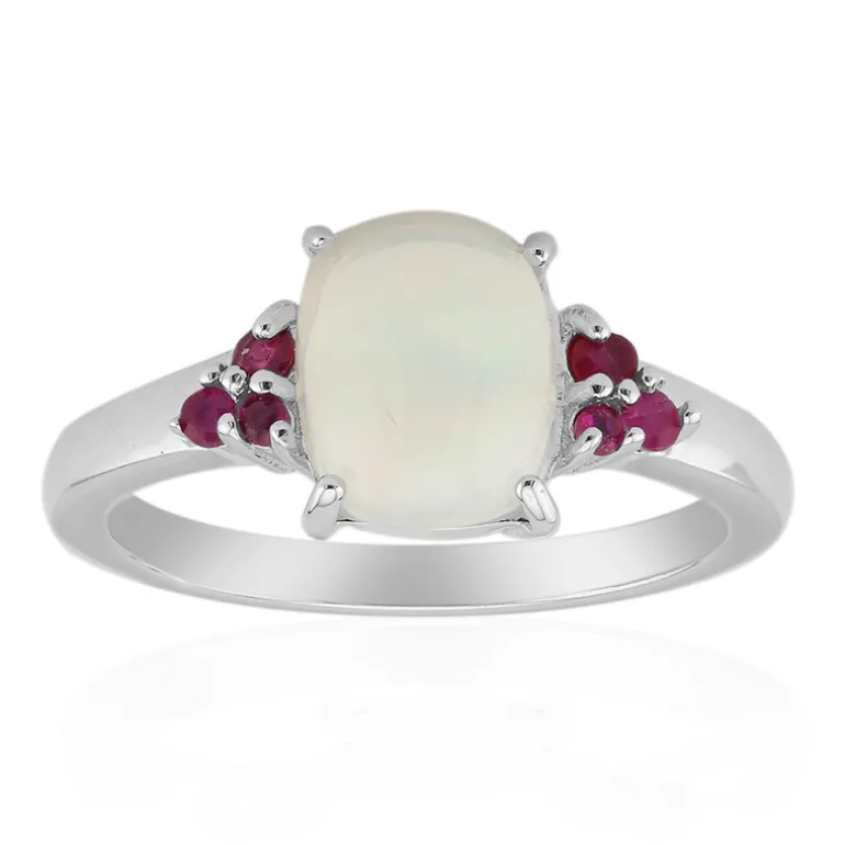 Welo-Opal-Silberring