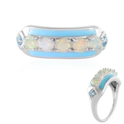 Welo-Opal-Silberring