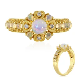 Welo-Opal-Silberring