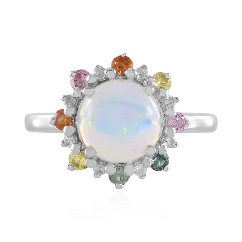 Welo-Opal-Silberring