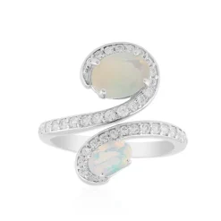 Welo-Opal-Silberring