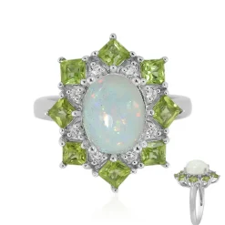 Welo-Opal-Silberring