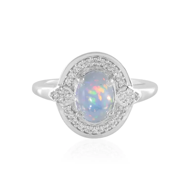 Welo-Opal-Silberring