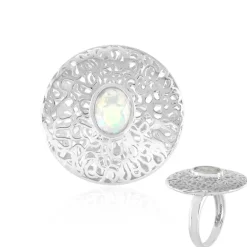 Welo-Opal-Silberring