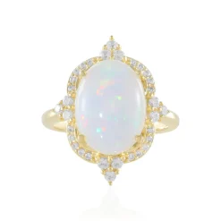 Welo-Opal-Silberring (Adela Silber)