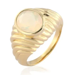 Welo-Opal-Silberring (de Melo)