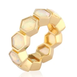 Welo-Opal-Silberring (de Melo)