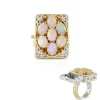 Welo-Opal-Silberring (Gems en Vogue)