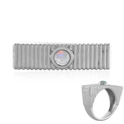 Welo-Opal-Silberring (SAELOCANA)