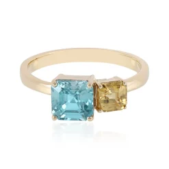 Zirkon-Goldring (Adela Gold)