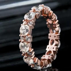 Zirkon-Goldring (de Melo)