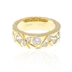 Zirkon-Goldring (de Melo)