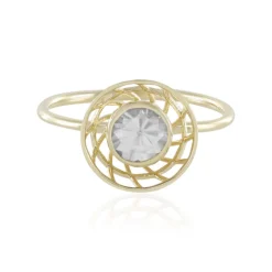 Zirkon-Goldring (Ornaments by de Melo)