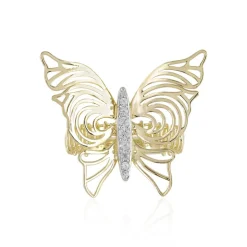 Zirkon-Goldring (Ornaments by de Melo)