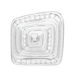 Zirkon-Silberanhänger