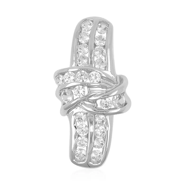 Zirkon-Silberanhänger