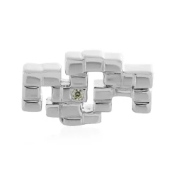 Zirkon-Silberanhänger