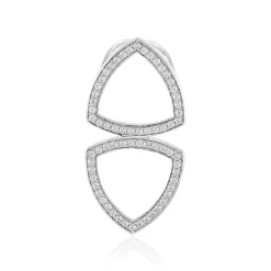 Zirkon-Silberanhänger