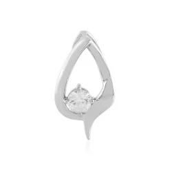 Zirkon-Silberanhänger