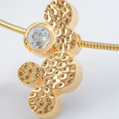 Zirkon-Silberanhänger