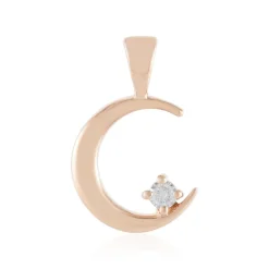 Zirkon-Silberanhänger