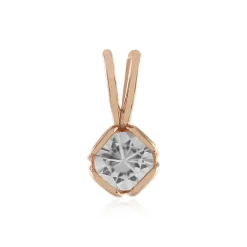 Zirkon-Silberanhänger