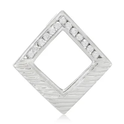 Zirkon-Silberanhänger