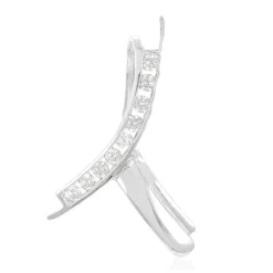 Zirkon-Silberanhänger