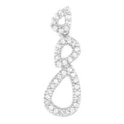 Zirkon-Silberanhänger