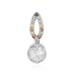 Zirkon-Silberanhänger