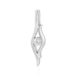 Zirkon-Silberanhänger