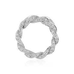 Zirkon-Silberanhänger