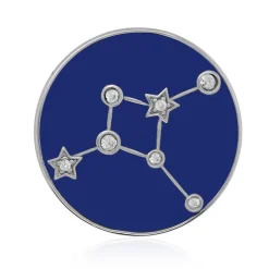 Zirkon-Silberanhänger "Krebs"