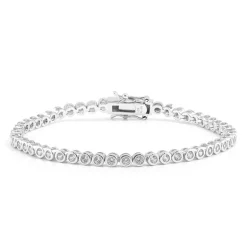 Zirkon-Silberarmband
