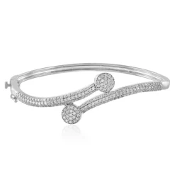 Zirkon-Silberarmreif