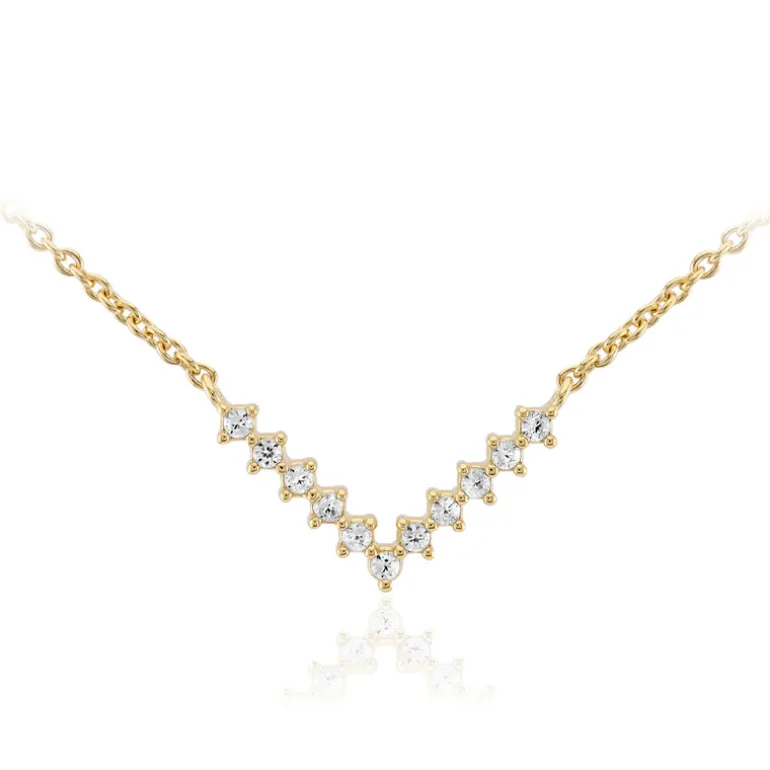 Zirkon-Silbercollier