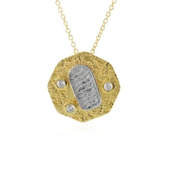 Zirkon-Silberhalskette